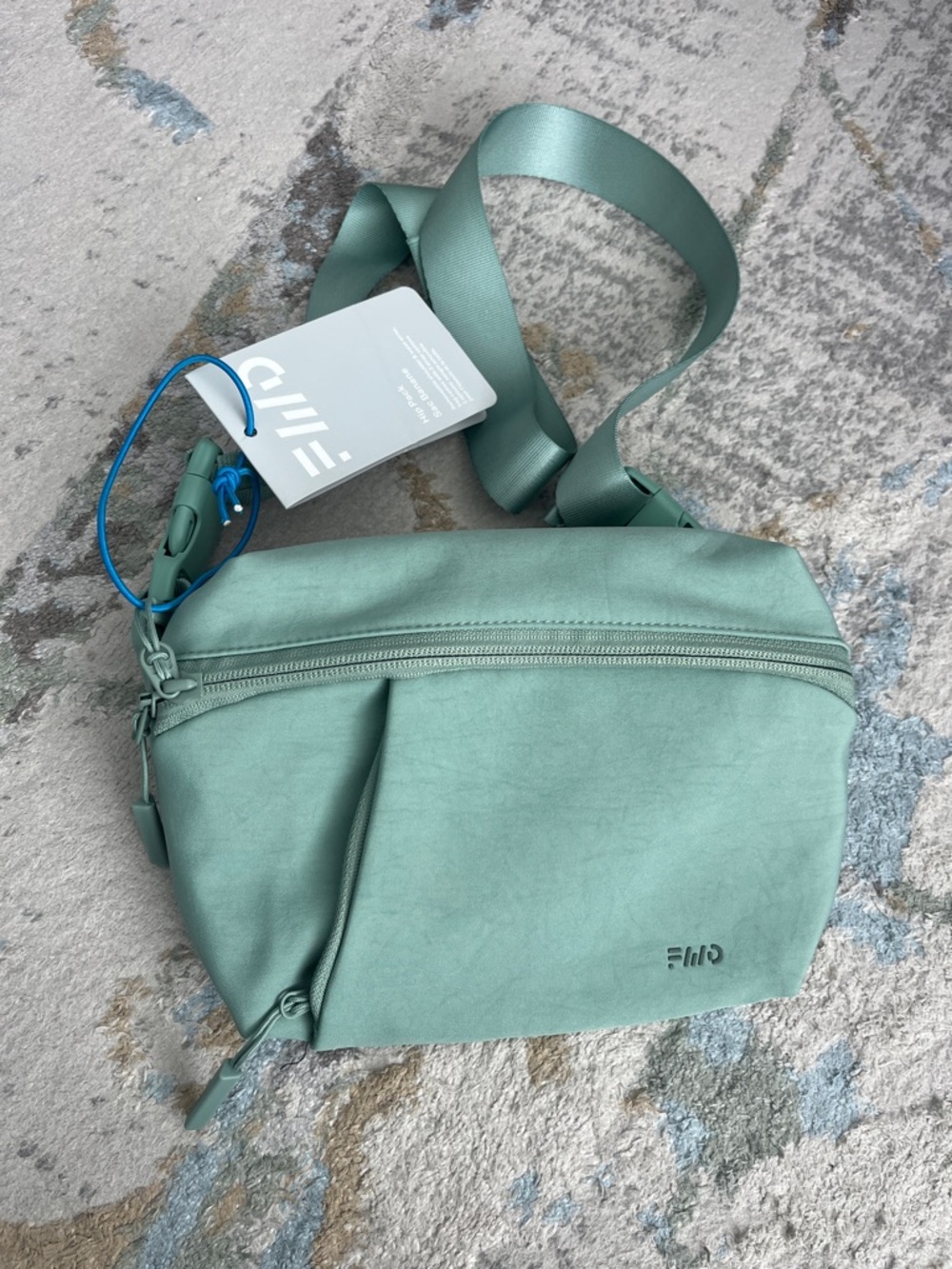 Elho Mint Green Crossbody Sling Bag